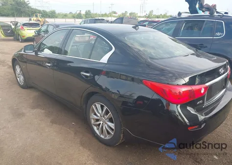 2015 Infiniti Q50 из США, поврежденный, VIN JN1BV7AR0FM393454